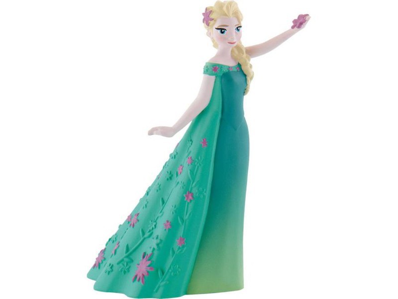 bota Desgracia Manchuria Figura Elsa Frozen- vestido verde PVC — La jugueteria online